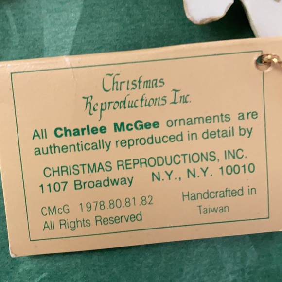 Charlee McGee ornaments 1982 Farm Animals - Picture 6 of 9